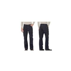 NEW Dickies 5-Pocket Men's Work Jean Relaxed Fit Straight Leg Dark Wash Sz 30x32